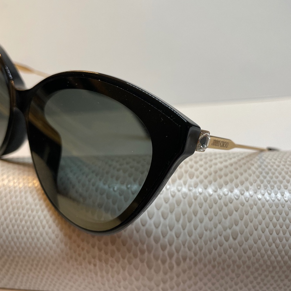 AUTHENTIC NEW LADIES SUNGLASSES BY JIMMY CHOO..MODEL VIC. HAVANA